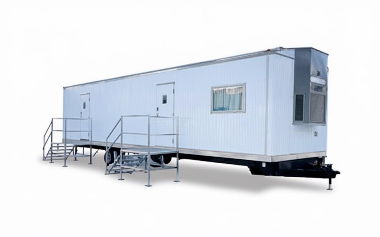 our office trailers are equipped with heating and air conditioning for all-season comfort